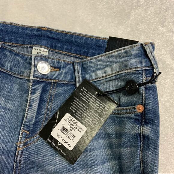 𝅺🆕 True Religion Joey Low-Rise Flare Sweet Baby - Picture 6 of 13